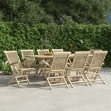 Sklopive vrtne stolice 8 kom sive 56x61x89 cm masivna tikovina | shoptok.hr