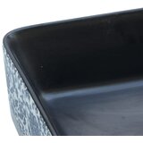 Nadgradni umivaonik crno-plavi 46 x 35,5 x 13 cm keramički | shoptok.hr