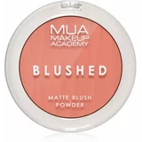 MUA Makeup Academy Blushed Powder Blusher pudrasto rdečilo odtenek Misty Rose 5 g