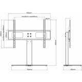 TV stalak za zaslon od 37-55 inča maks. VESA 600 x 400 mm 40 kg | shoptok.hr
