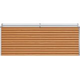  Vrtna visoka greda 195 x 50 x 68 cm Cinkana jeklena, (5000287813) | Shoptok.si