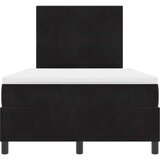  Box Spring Postelja z Blazino Črna 120x200 cm Žamet, (22052099) | Shoptok.si