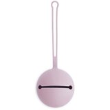 Mushie Silicone Pacifier Holder Case škatlica za dudo Soft Lilac 1 kos Cene