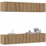 Furnova Komplet 4 kosov stenske TV omarice Artisan Oak Engineered Wood, (21948821) Cene