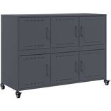  Komoda antracit 100,5x39x72 cm od čelika | shoptok.hr