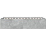  Okvir kreveta boja betona 100x200 cm od konstruiranog drva | shoptok.hr