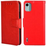 INORCO Za Nokia C12 4G/C12 Pro/C12 Plus teksturirana torbica za telefon iz PU usnja, proti praskam, pokrov stojala za denarnico, (22035580) Cene
