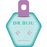 Dr.Biju minđuše 6.0mm providne kvadrat ( A039815 )