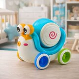  Interactive Snail Riding Drum Musical Educational Blue | Shoptok.si