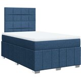 vidaXL Krevet s oprugama i madracem plavi 120 x 190 cm od tkanine | shoptok.hr