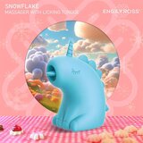 ENGILY ROSS Snowflake Licking Tongue Massager Blue Cene