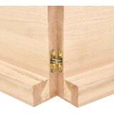 Stolna Mizna plošča 200x60x6cm neobdelana trdna hrastovina naraven rob, (20818019) | Shoptok.si