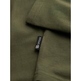 Ombre Men's plain turtleneck longsleeve - dark olive green | ePonuda.com