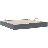  Otomanski krevet s pohranom Tamnosiva 200 x 200 cm Baršun | shoptok.hr