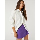 Koton Shirt - White - Oversize Cene