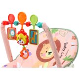  Stolica za ljuljanje za bebe s efektom vibracije i melodijama Lion - roza | shoptok.hr