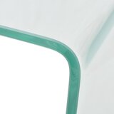  Stolić za Kavu od Kaljenog Stakla 49,5x50x45 cm Prozirni | shoptok.hr