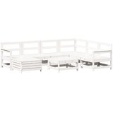  8-dijelni set vrtnih sofa bijeli od masivne borovine | shoptok.hr