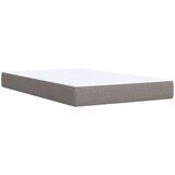 vidaXL Box spring postelja z vzmetnico taupe 120x190 cm blago | Shoptok.si