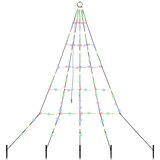 vidaXL LED božićno drvce s 112 LED svjetlima Šareni 511 cm Metal | shoptok.hr
