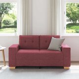  Dvosjed, sofa, vino crvena, 160x77x82 cm, tkanina | Shoptok.si