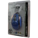 xl miš optički, 800dpi, usb, plava boja - CXL-M100BU