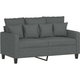  2-dijelni set sofa s jastucima tamnosivi od tkanine | shoptok.hr