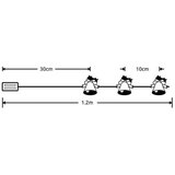  led svetleći niz "zvončići" 0.9m ML-C3018 | ePonuda.com