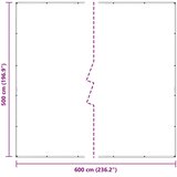 CERADA Pokrivalo za rastline Transparentno 5 x 6 m PVC, (5000287589) | Shoptok.si