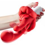 SuperLove 5in1 Heating, Swinging & Licking Ultimate Pleaser Red Cene