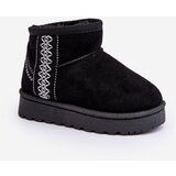 Boto Children's Quilted Snow Boots Black Leonora | ePonuda.com