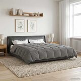  Ljetni pokrivač Svijetlo siva 200 x 240 cm Mikrovlakna | shoptok.hr