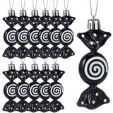 INF Božični Mini Sladkarije Okraski - Komplet 6, Praznični Okraski za Obešanje Black, (5000078491) | Shoptok.si