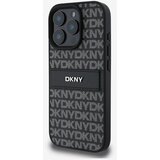Dkny PU Leather Repeat Pattern Tonal Stripe iPhone 16 Pro Max Black Ovitek za telefon Vijolična | Shoptok.si