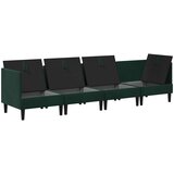  Set namještaja za dnevni boravak 4 pcs Tamnozelena Baršun | shoptok.hr