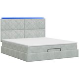  od pjene s madracem i LED-om Svjetlosiva 140 x 200 cm | shoptok.hr