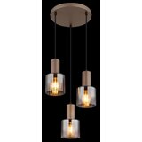 Globo 54318-3HR - Viseći luster WALTON na sajli 3xE27/40W/230V | Eponuda.com