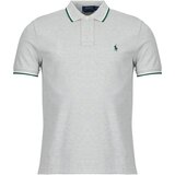Polo Ralph Lauren POLO COUPE DROITE EN COTON BASIC MESH COL RAYE Siva u