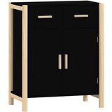 Maison Chic Komoda - Predalnik črna 62x38x75 cm inženirski les, (21715695) Cene