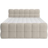 Premium Living Postelja Boxspring Brisbane, Krem Barva, 140x220 | Shoptok.si