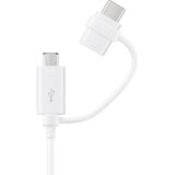 Samsung mobilni telefon kabel EP-DG930 [1x usb - 1x micro usb\, moški konektor usb-c®] 1.50 m weiß, (20432942) u