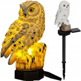  LED vrtna svetilka bela sova 43cm 2W Cene