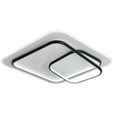 Brilagi LED prigušiva stropno svetlo IRIS LED/81W/230V 50x50 cm belo/crno + daljinski upravljač | Eponuda.com