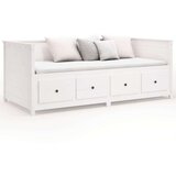  Dnevni ležaj bijeli 80 x 200 cm od masivne borovine | shoptok.hr