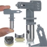 Rosfix BRIZGALNA GLAVA HI-FLOW 223 – 10 CM ŠIRINA CURKA, ZA HIDROIZOLATORJE IN VEČBARVNE BARVE | ZA AGREGATE GRACO, TITAN, WAGNER, (5000075938) | Shoptok.si
