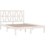  Posteljni okvir bel iz borovine 120x190 cm 4FT, (20904122) | Shoptok.si