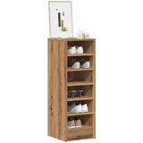 vidaXL Omarica za čevlje artisan hrast 32x35x92 cm inženirski les Cene