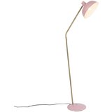 QAZQA Retro stoječa svetilka roza z bronasto - Milou | Shoptok.si