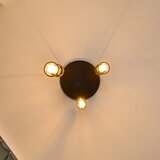  Visilica na sajli MELODY 3xE27/15W/230V u crnoj boji | Eponuda.com