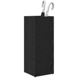  Stalak za kišobran s pohranom Crni hrast 25 x 24,5 x 64 cm | shoptok.hr